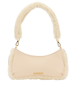 Le Bisou Doux, Leather/Shearling, Cream, MII, S, 2*